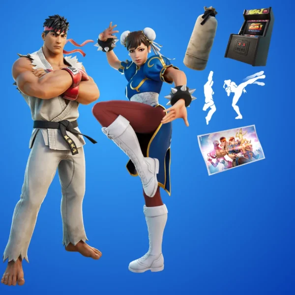fortnite Ryu & Chun-Li Bundle image small size